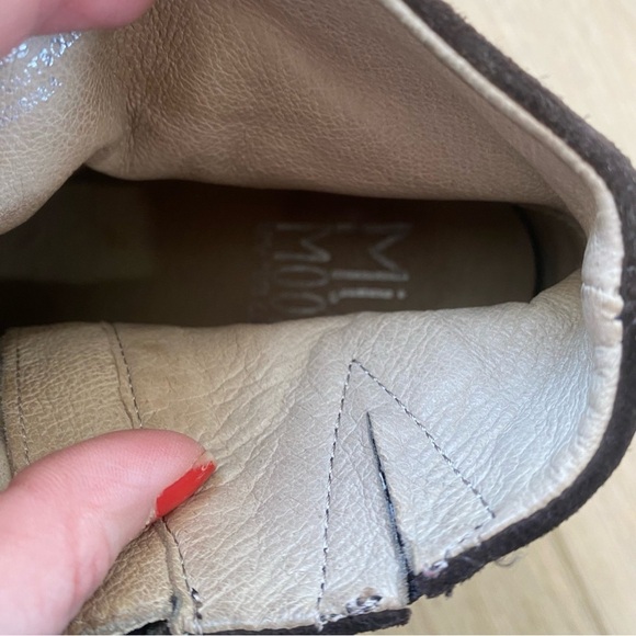 Miz Mooz Zane Brown Suede Ankle Bootie Size 41 / US 10 - Picture 8 of 10